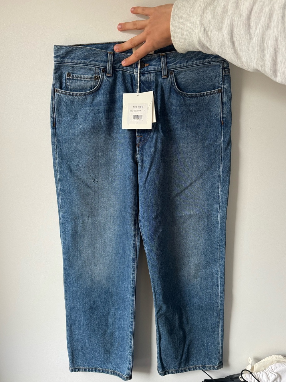 The Row Women's Straight-Leg Blue Jeans